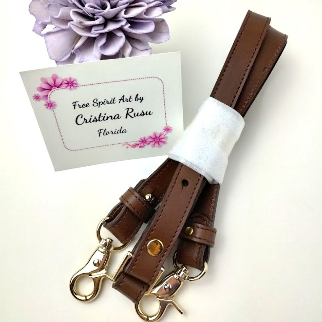 Brahmin Solid Brown Replacement Strap New